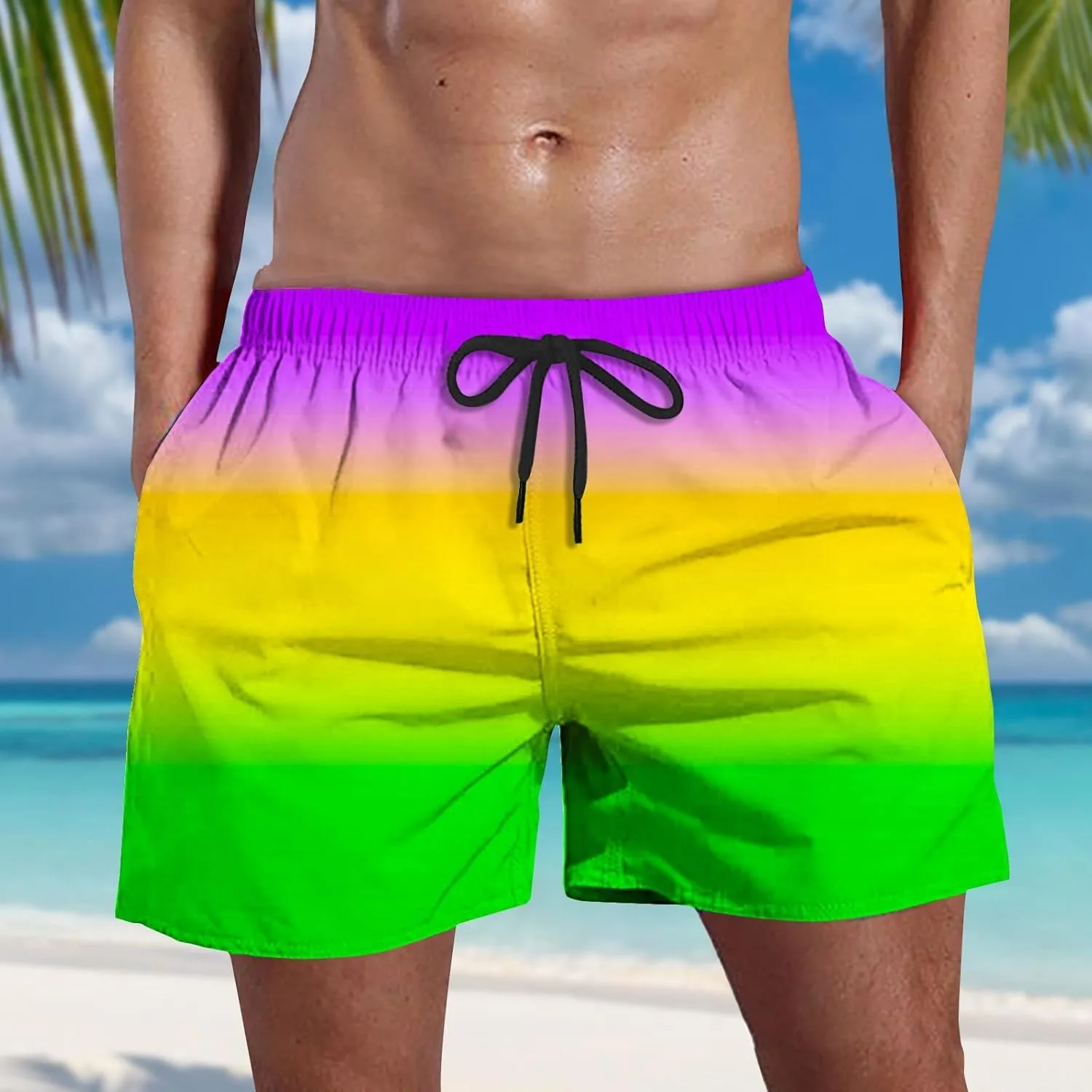 Linen Short Set Print Sports Size Men's 3D Plus Beach Fun Shorts Summer Men's Pants Gym for Men Mens Shorts Swim