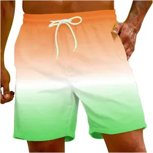 Linen Short Sets for Men Men's Fun Summer Dinosaur Plus Beach Size Shorts Men's Pants Bikini Top Bather Swim Men