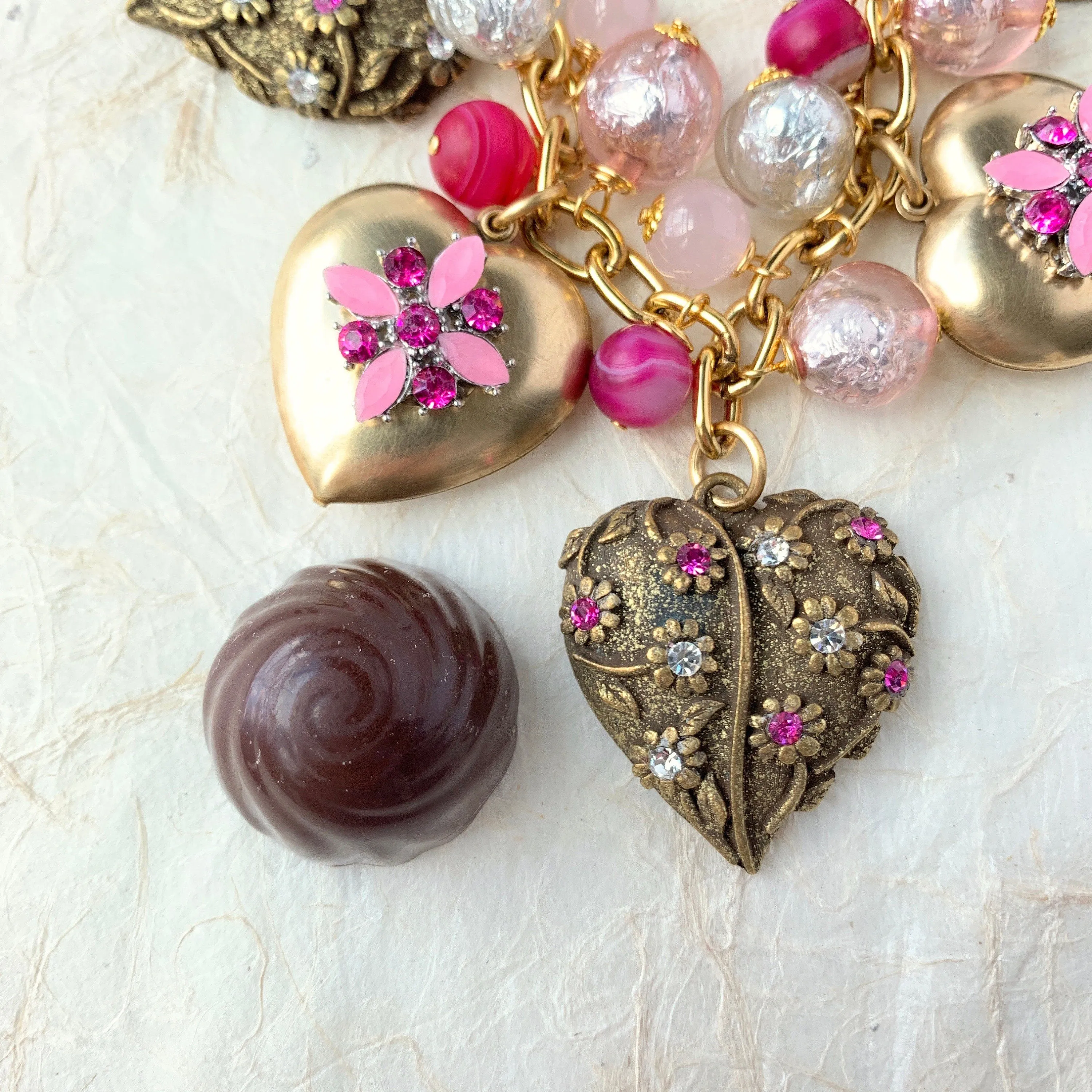 Love Letter Heart Locket Necklace