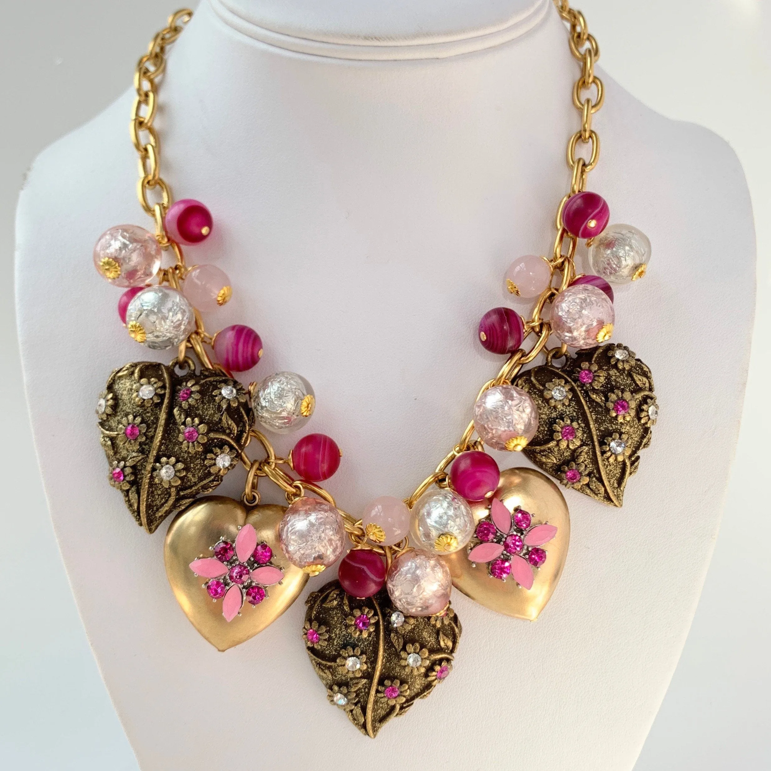 Love Letter Heart Locket Necklace