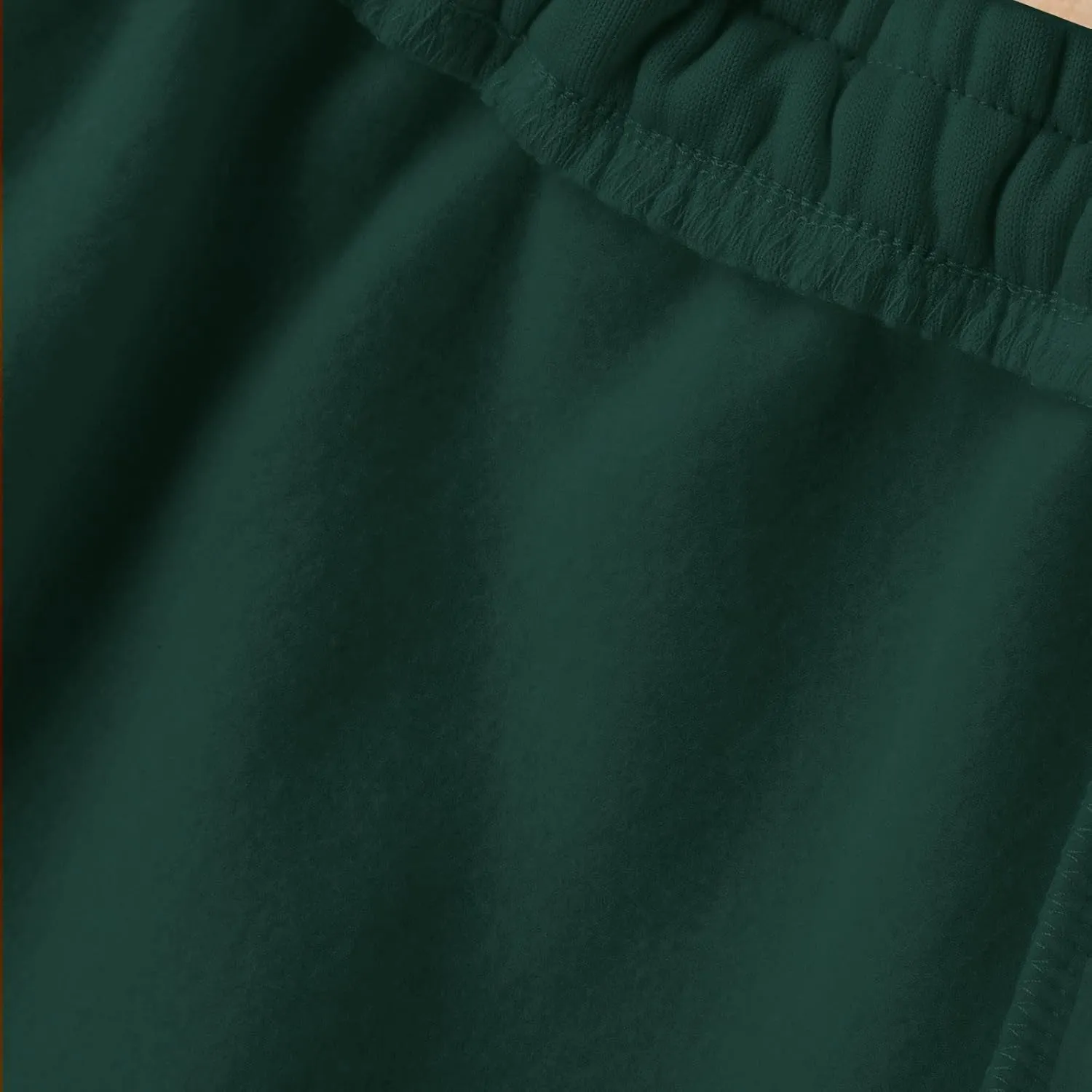 Mens Autumn and Winter High Street Fashion Loose Pants Fleece Lined Sweatpants Active Outdoor Sports Jogger Pants