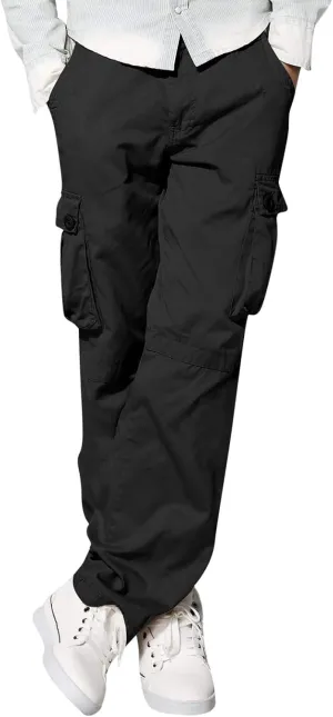 Men's Cargo Pants Casual Multi Pockets Twill Chino Pants Athletic Sweatpant Loose-Fit Classic Lightweight Daily Wear
