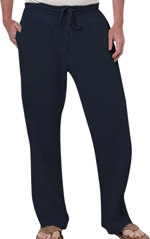 Mens Casual Cotton Sweatpants Drawstring Baggy Straight Leg Trousers Athletic Gym Joggers Workout Pants Black Chino Pants Mens Cycling Tights Pants