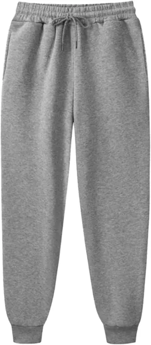 Mens Casual Cotton Sweatpants Stretch Elastic Waist Joggers Regular Fit Pants Outdoor Hiking Trousers