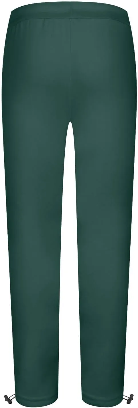 Men's Casual Sweatpants Elastic Waist Drawstring Lounge Pants Cozy Straight Leg Trousers Hiking Jogger Pants Pockets