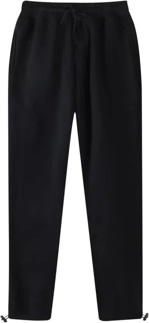 Men's Casual Sweatpants Elastic Waist Drawstring Lounge Pants Cozy Straight Leg Trousers Hiking Jogger Pants Pockets