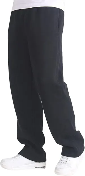 Mens Cotton Pants, Casual Solid Color Elastic Waist Drawstring Pants, Lightweight Summer Beach Trousers with Pockets