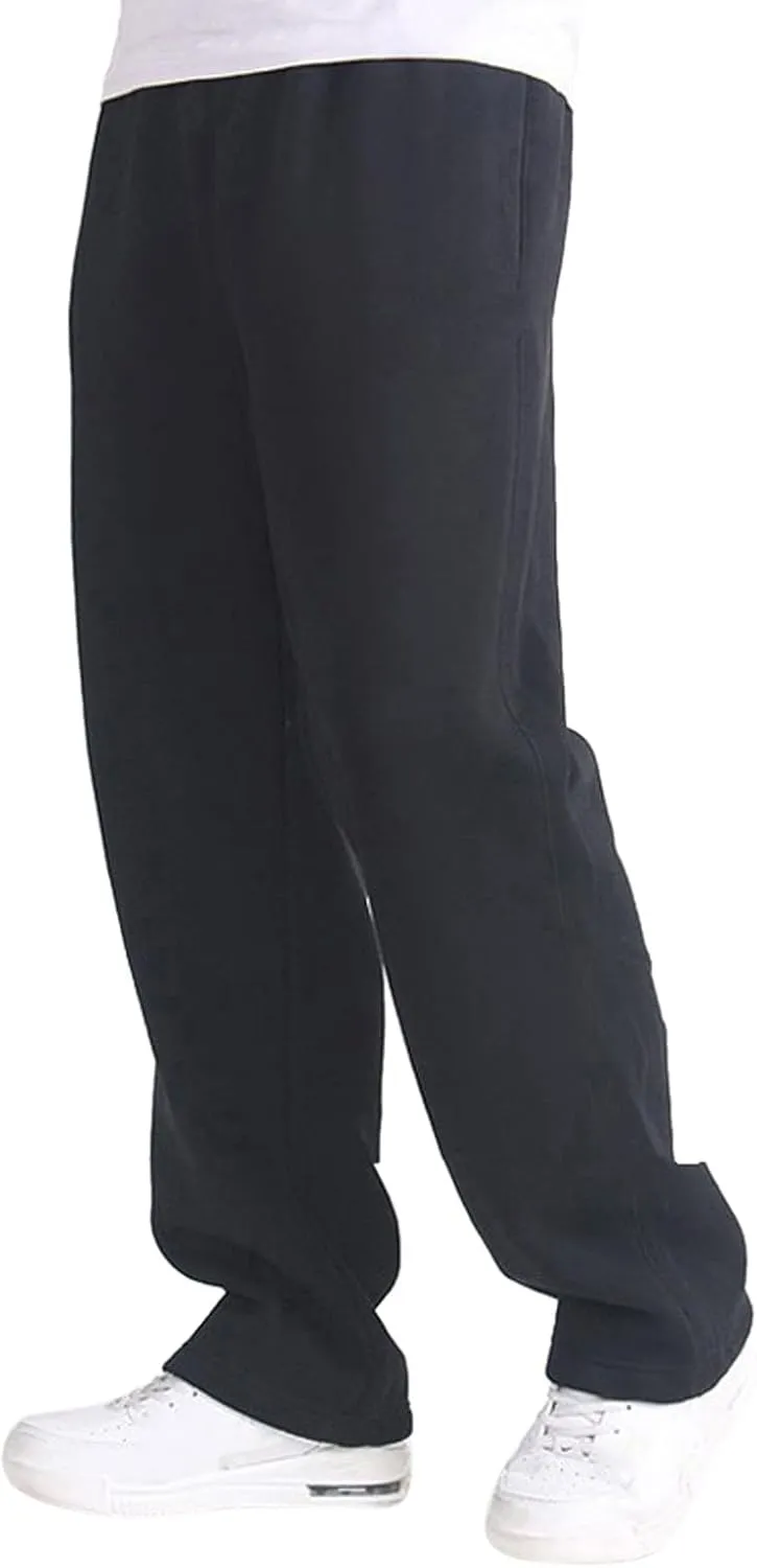 Mens Cotton Pants, Casual Solid Color Elastic Waist Drawstring Pants, Lightweight Summer Beach Trousers with Pockets