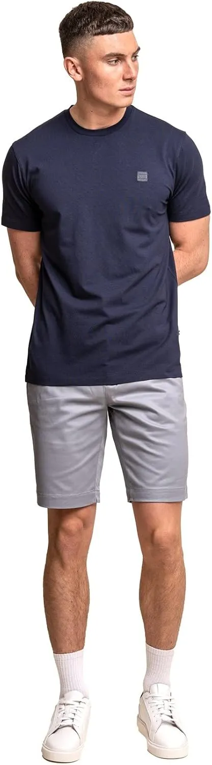 Mens Cotton Slim Fit Shorts Casual Above Knee Daily Chino