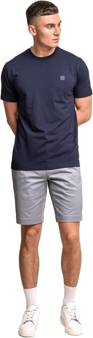 Mens Cotton Slim Fit Shorts Casual Above Knee Daily Chino