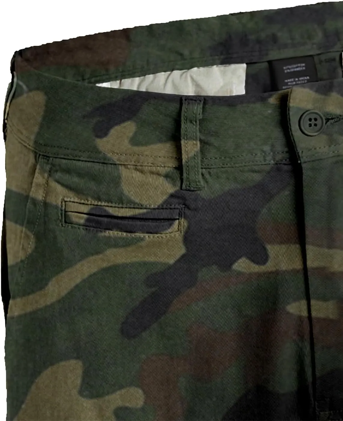 Men's Flat Front Stretch Twill Chino Shorts, Classic Cotton Blend Short with Multi Pocket 2-Pack