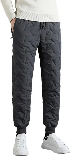 Men's Fleece Lined Sweatpants Sherpa Lined Sweatpants Warm Thick Jogging Pants 2024 Winter Sweat Pants Track Pants