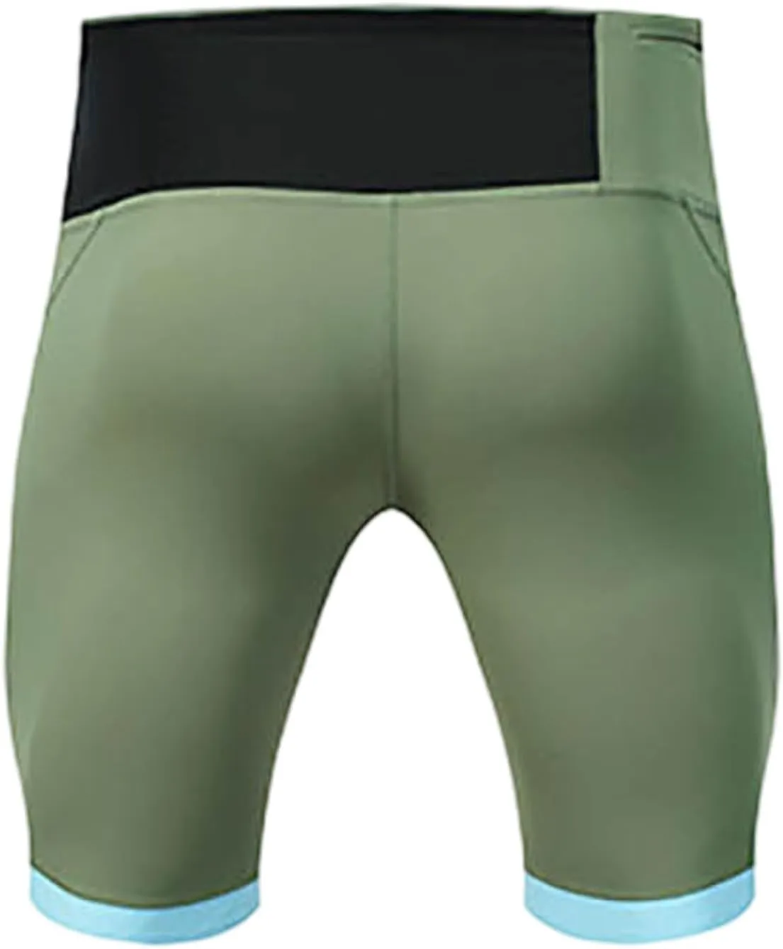 Men's Leggings Slim Fit Drawstring Elastic Waist Antiskid Knots Yoga Running Shorts Tights Outdoor Athletic Short Pants