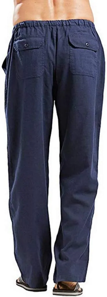 Men's Paisley Pants Cargo Jogger Oversized Cargo Pants for Men Linen Casual Trousers Men's Long John Thermal Pants