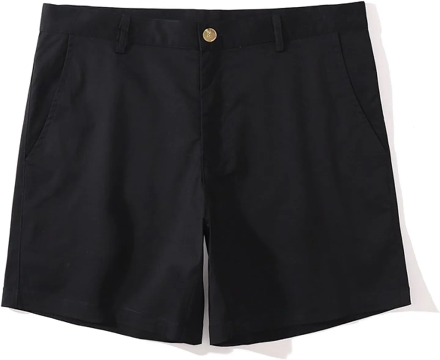 Mens Shorts 6 Inch Inseam Flat Front Summer Casual Stretch Slim fit Golf Chino Short