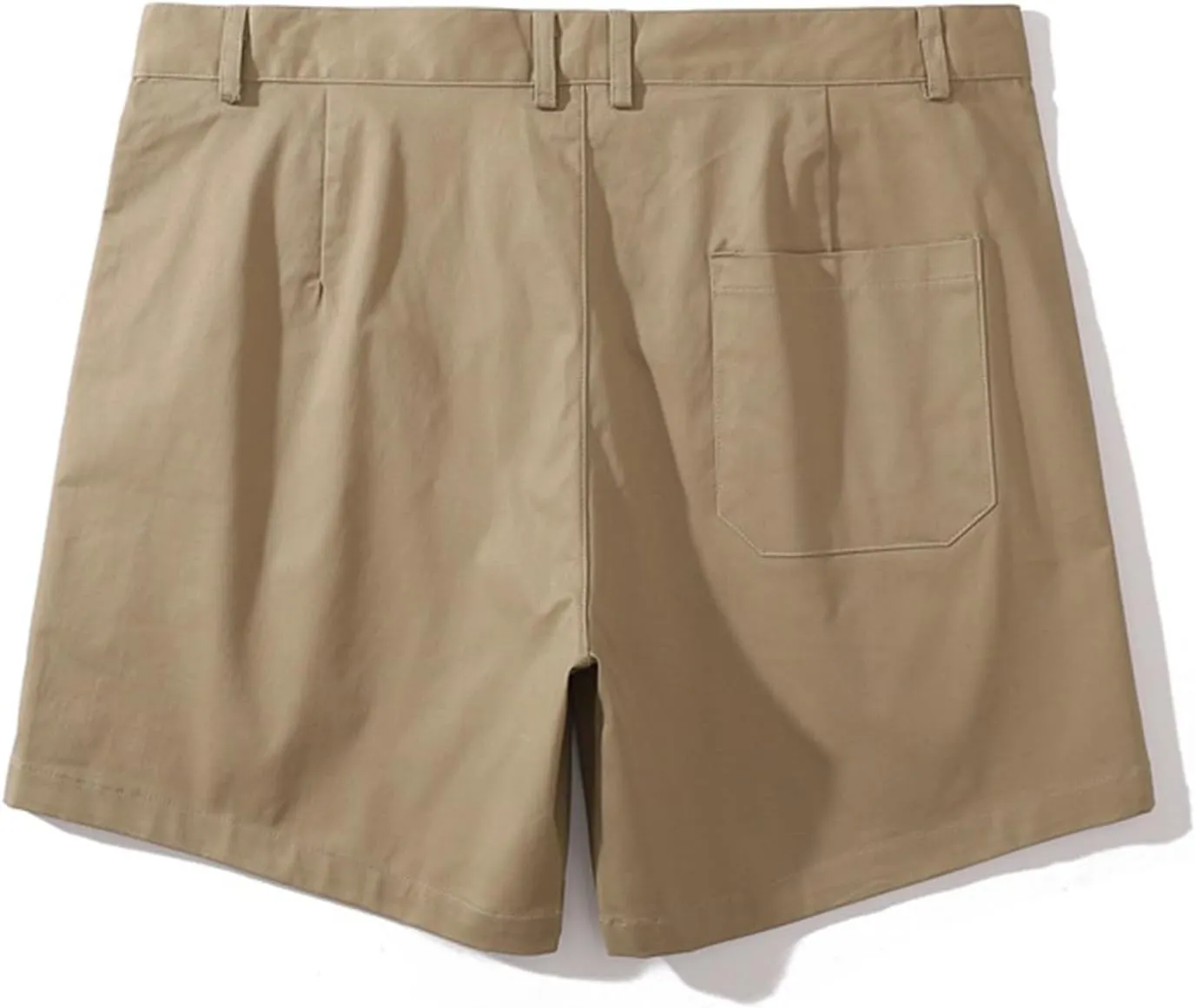 Mens Shorts 6 Inch Inseam Flat Front Summer Casual Stretch Slim fit Golf Chino Short