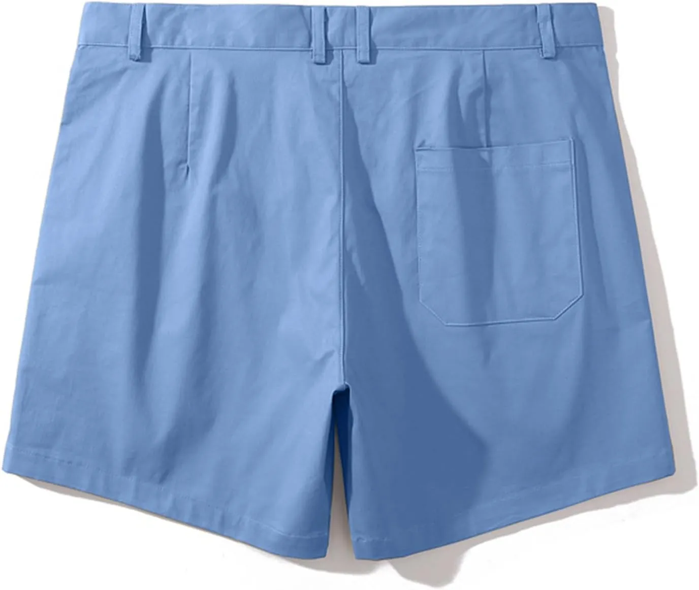 Mens Shorts 6 Inch Inseam Flat Front Summer Casual Stretch Slim fit Golf Chino Short
