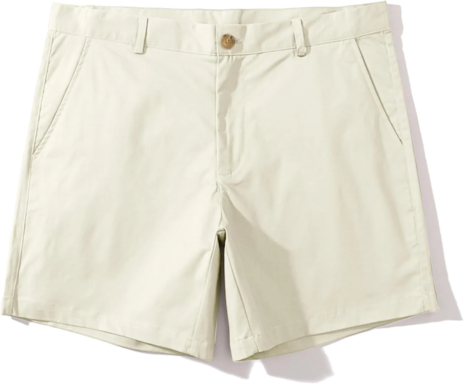 Mens Shorts 6 Inch Inseam Flat Front Summer Casual Stretch Slim fit Golf Chino Short