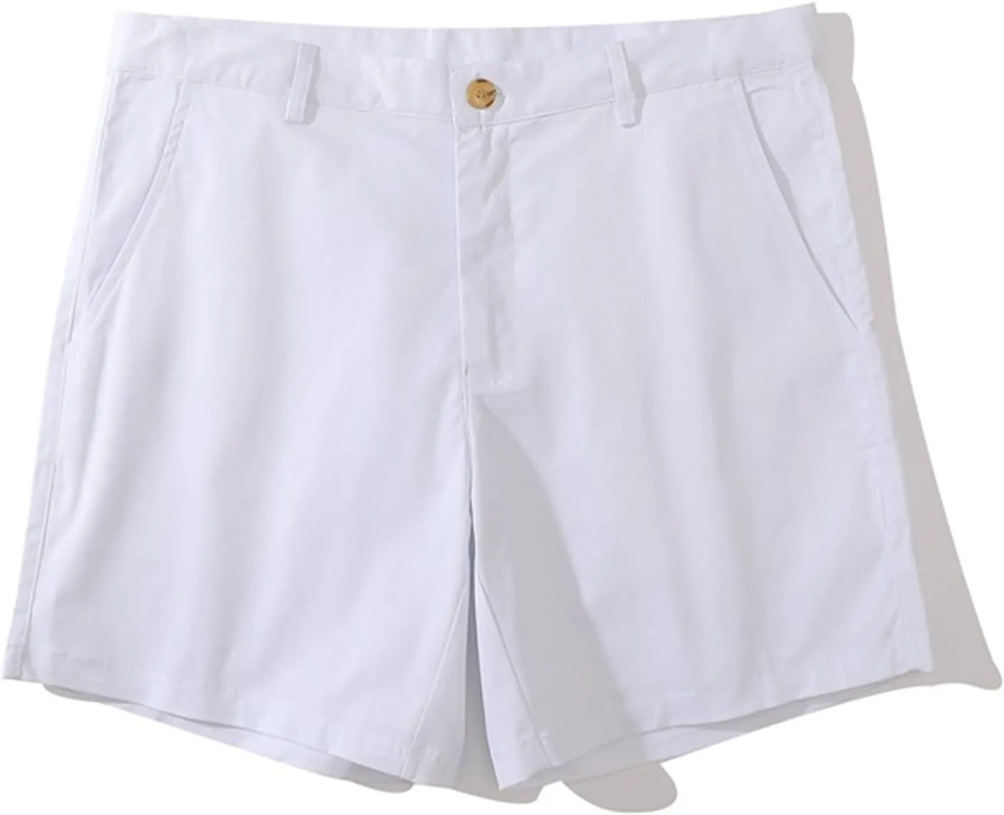 Mens Shorts 6 Inch Inseam Flat Front Summer Casual Stretch Slim fit Golf Chino Short
