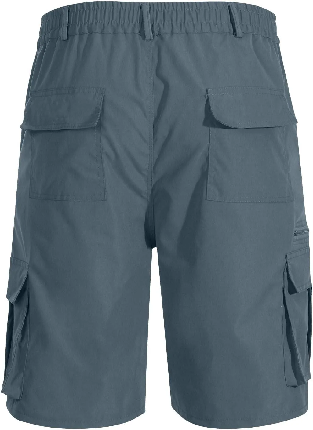Men's Slim-Fit 5" Classic-Fit Comfort Walk Short New Casual Elastic Waist Work Beach Shorts with Pocket Big & Tall
