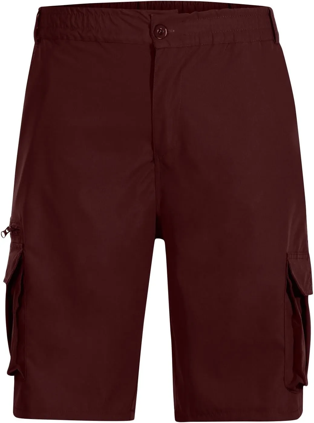 Men's Slim-Fit 5" Classic-Fit Comfort Walk Short New Casual Elastic Waist Work Beach Shorts with Pocket Big & Tall