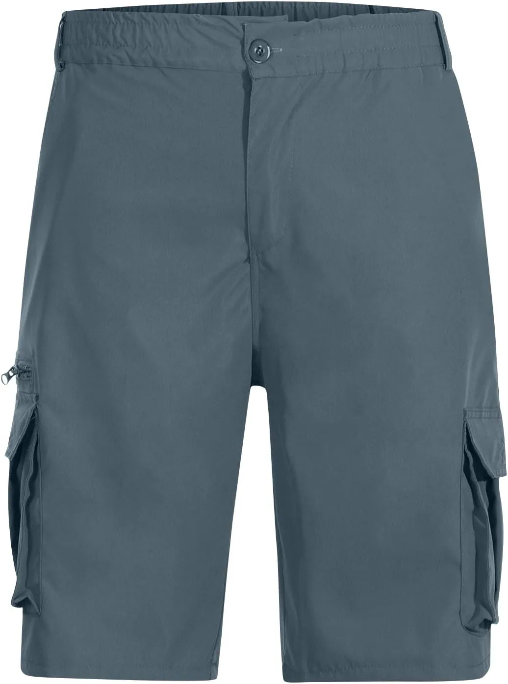 Men's Slim-Fit 5" Classic-Fit Comfort Walk Short New Casual Elastic Waist Work Beach Shorts with Pocket Big & Tall