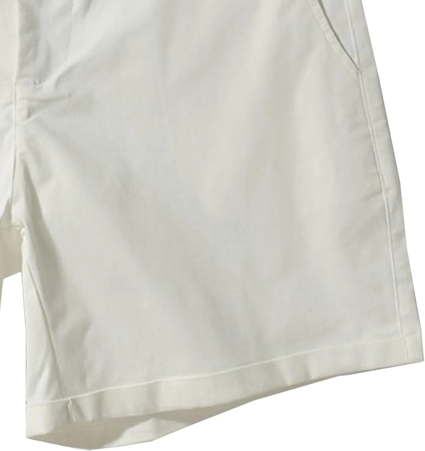 Men's Slim-Fit 5" Flat-Front Comfort Stretch Chino Lightweight Short with Pockets Summer Casual Shorts for Men