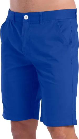 Mens Slim Fit Chino Short Perfect Classic Fit Flat-Front Summer Beach Twill Chino Golf Half Pants 30-40