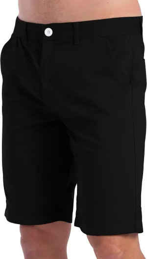 Mens Slim Fit Chino Short Perfect Classic Fit Flat-Front Summer Beach Twill Chino Golf Half Pants 30-40