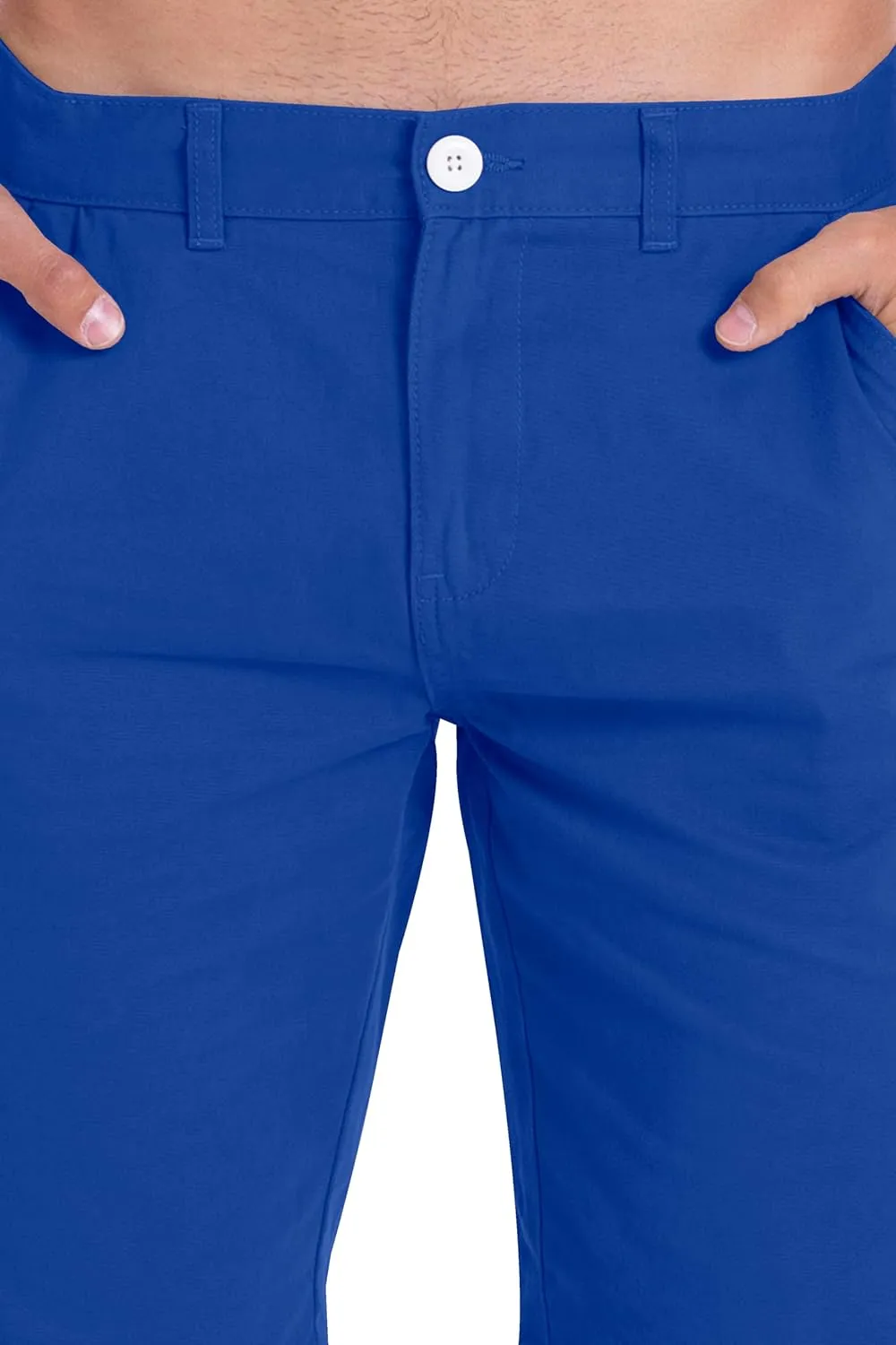 Mens Slim Fit Chino Short Perfect Classic Fit Flat-Front Summer Beach Twill Chino Golf Half Pants 30-40