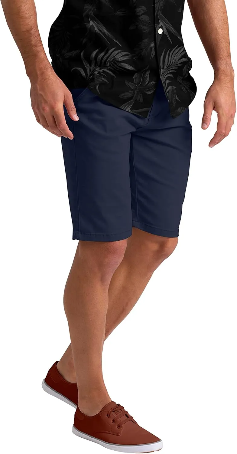 Mens Summer Chino Shorts Slim-fit Casual Cotton Classic Flat Beach Golf Essential Half Pants All Waist Size 30-40