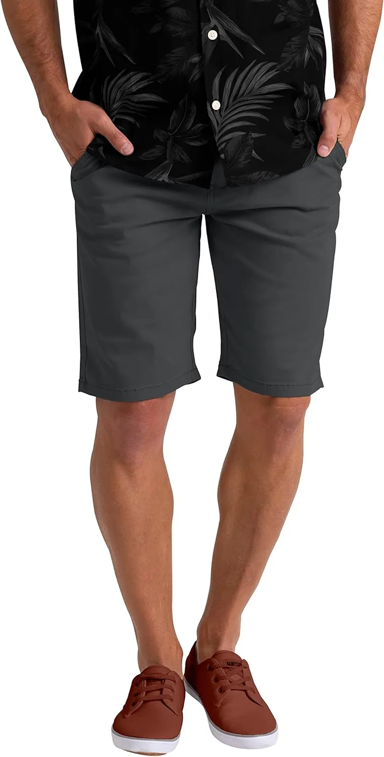 Mens Summer Chino Shorts Slim-fit Casual Cotton Classic Flat Beach Golf Essential Half Pants All Waist Size 30-40