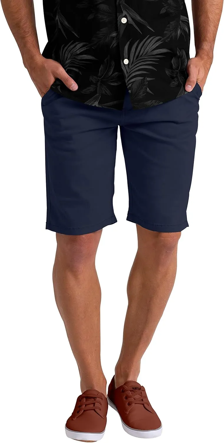 Mens Summer Chino Shorts Slim-fit Casual Cotton Classic Flat Beach Golf Essential Half Pants All Waist Size 30-40