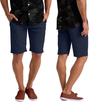 Mens Summer Chino Shorts Slim-fit Casual Cotton Classic Flat Beach Golf Essential Half Pants All Waist Size 30-40