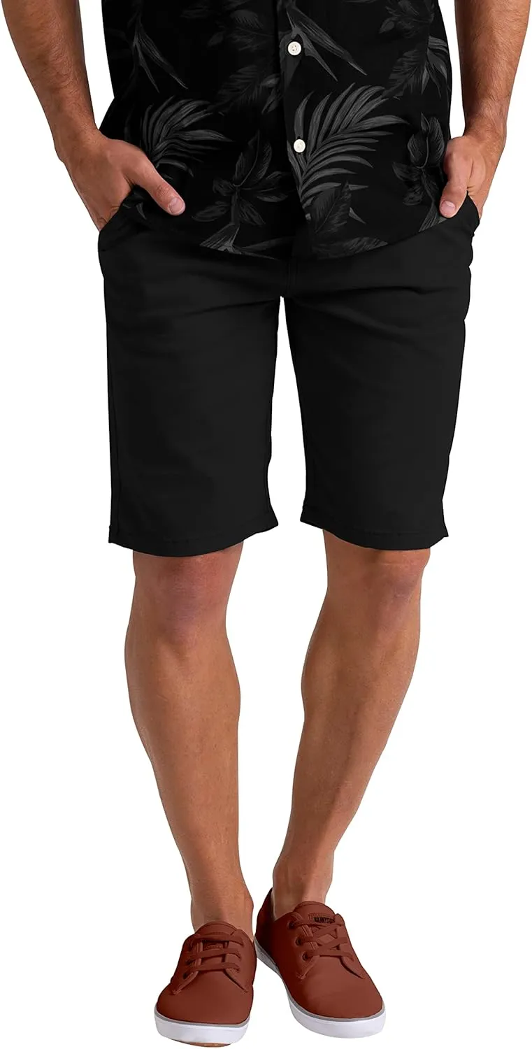 Mens Summer Chino Shorts Slim-fit Casual Cotton Classic Flat Beach Golf Essential Half Pants All Waist Size 30-40