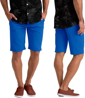 Mens Summer Chino Shorts Slim-fit Casual Cotton Classic Flat Beach Golf Essential Half Pants All Waist Size 30-40