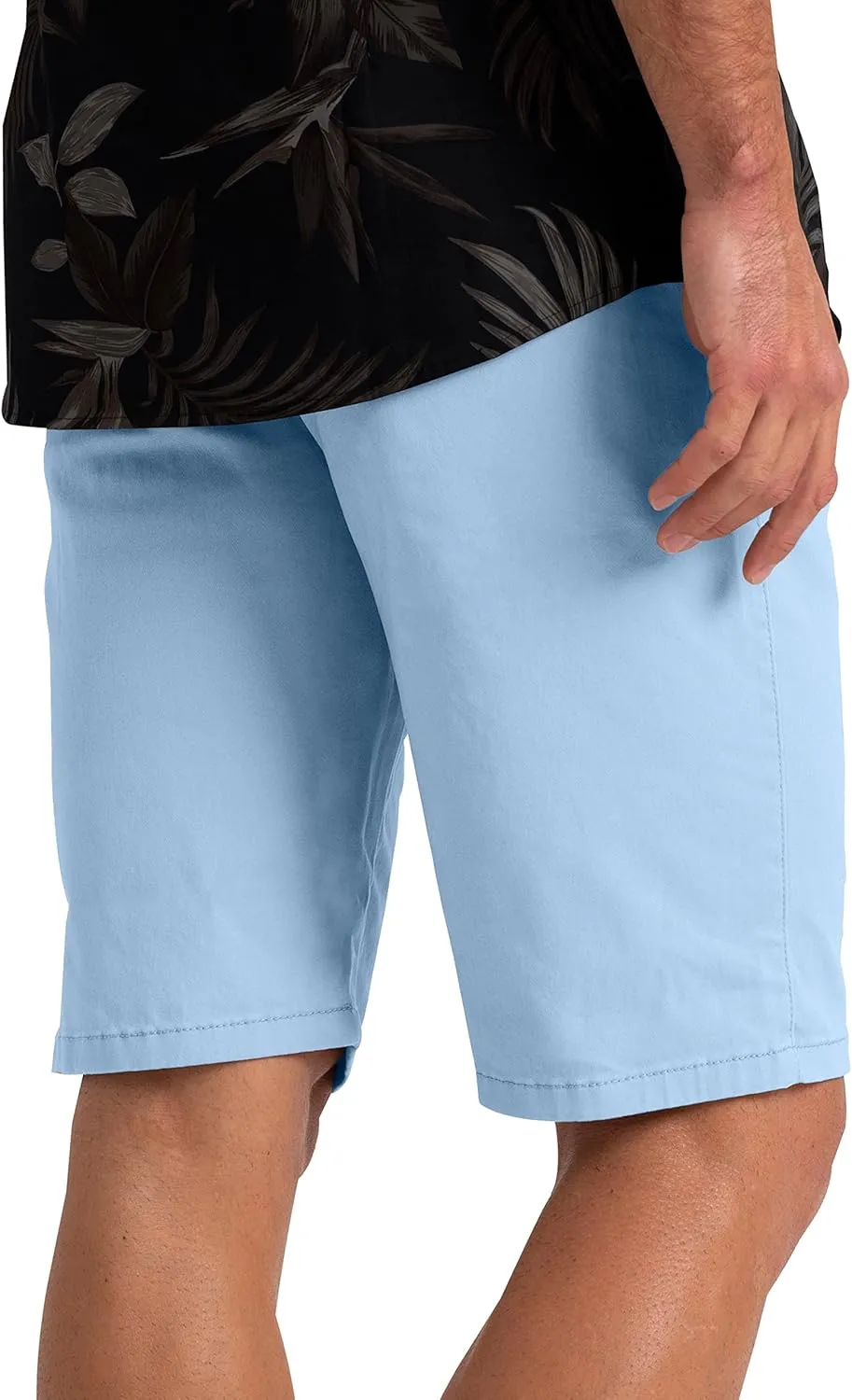Mens Summer Chino Shorts Slim-fit Casual Cotton Classic Flat Beach Golf Essential Half Pants All Waist Size 30-40