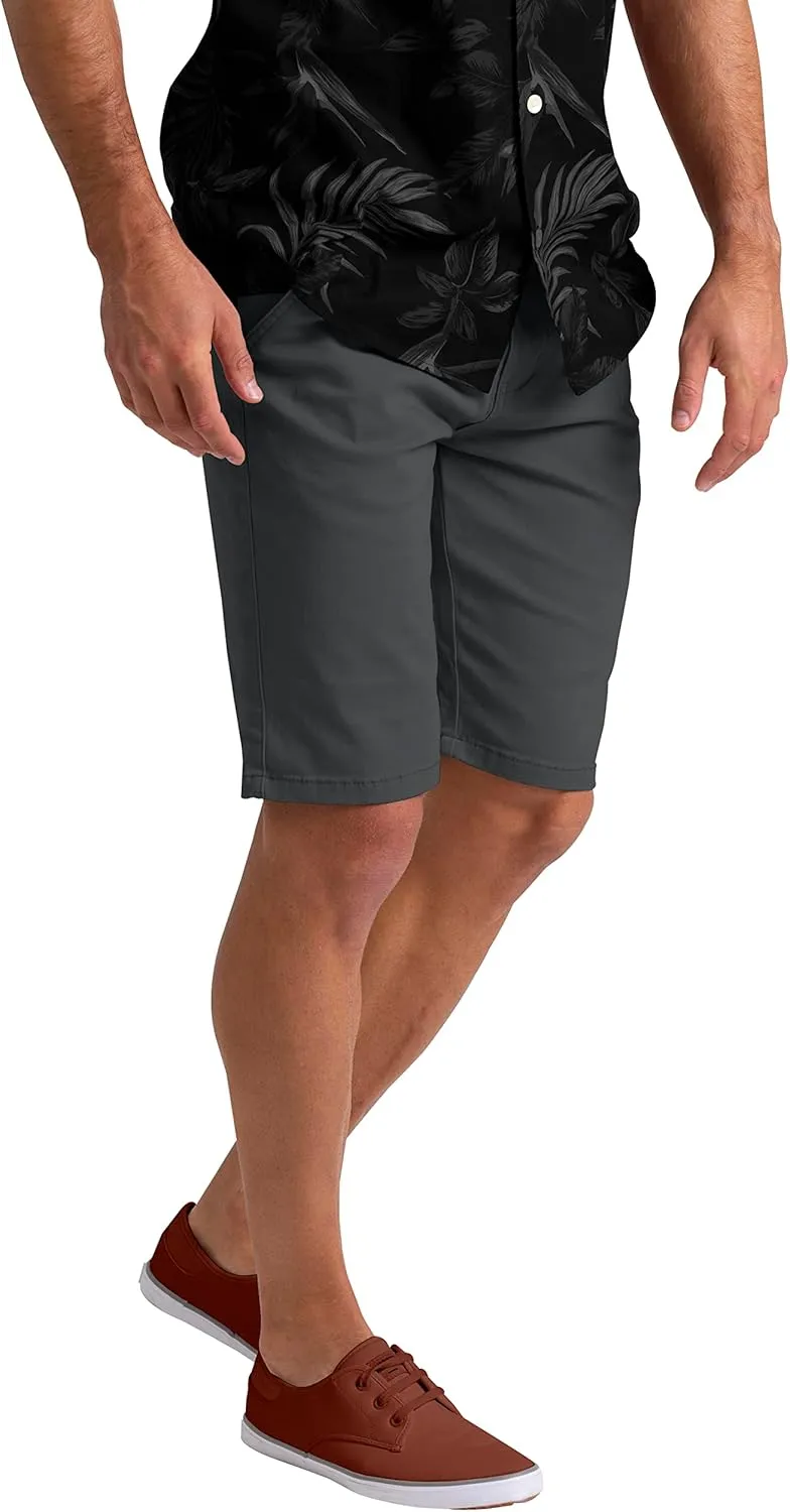 Mens Summer Chino Shorts Slim-fit Casual Cotton Classic Flat Beach Golf Essential Half Pants All Waist Size 30-40