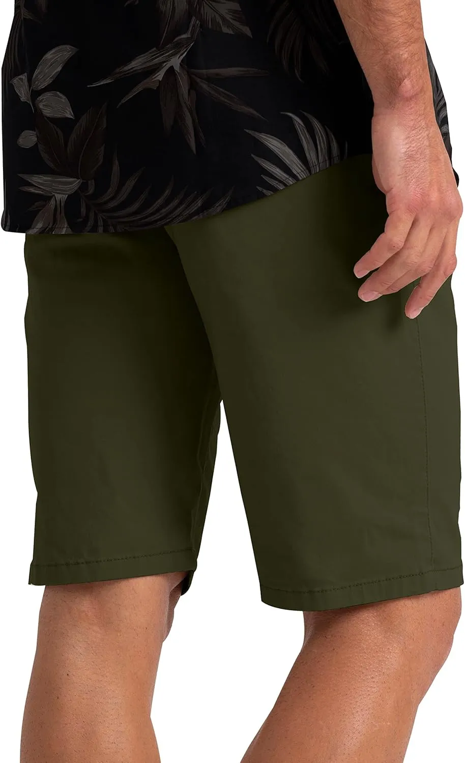 Mens Summer Chino Shorts Slim-fit Casual Cotton Classic Flat Beach Golf Essential Half Pants All Waist Size 30-40