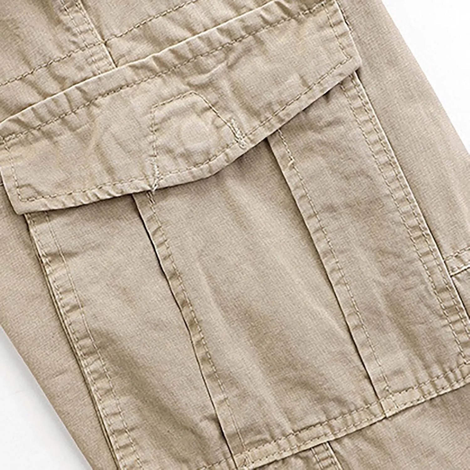 Mens Sweatpants Joggers Elastic Cuff Outdoor Hiking Pants Multi Pockets Comfort Utility Cargo Work Pants Regular Fit