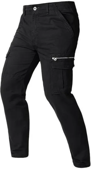 Mens Sweatpants Joggers Elastic Cuff Outdoor Hiking Pants Multi Pockets Comfort Utility Cargo Work Pants Regular Fit
