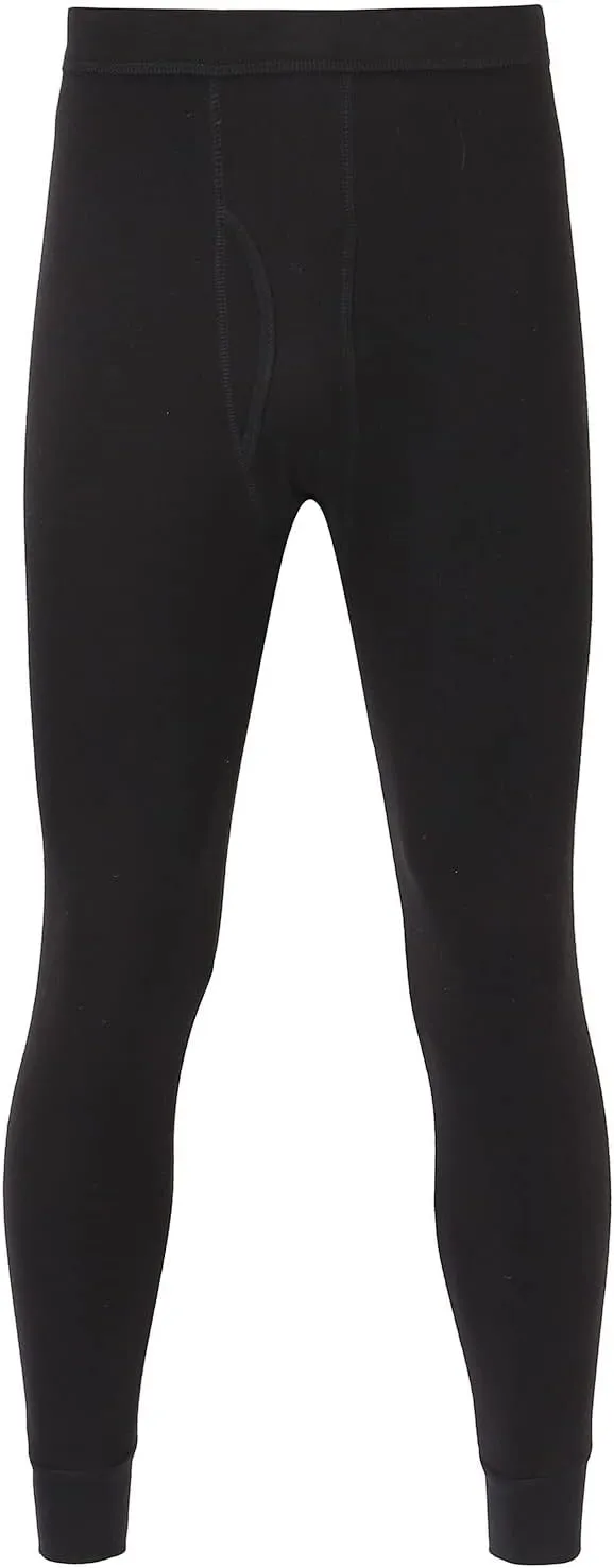 Mens Thermal Underwear Pants Lightweight Long Johns Bottoms Elastic Waist Thermal Leggings for Men Cold Weather