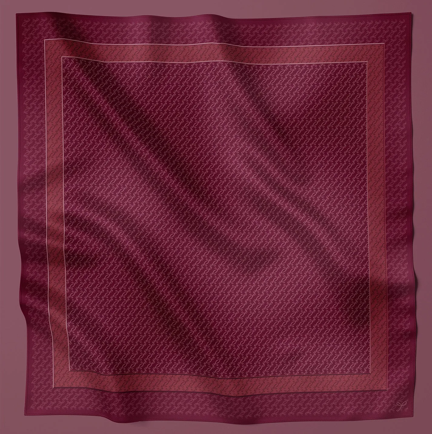 Monogram - Garnet (SQ)