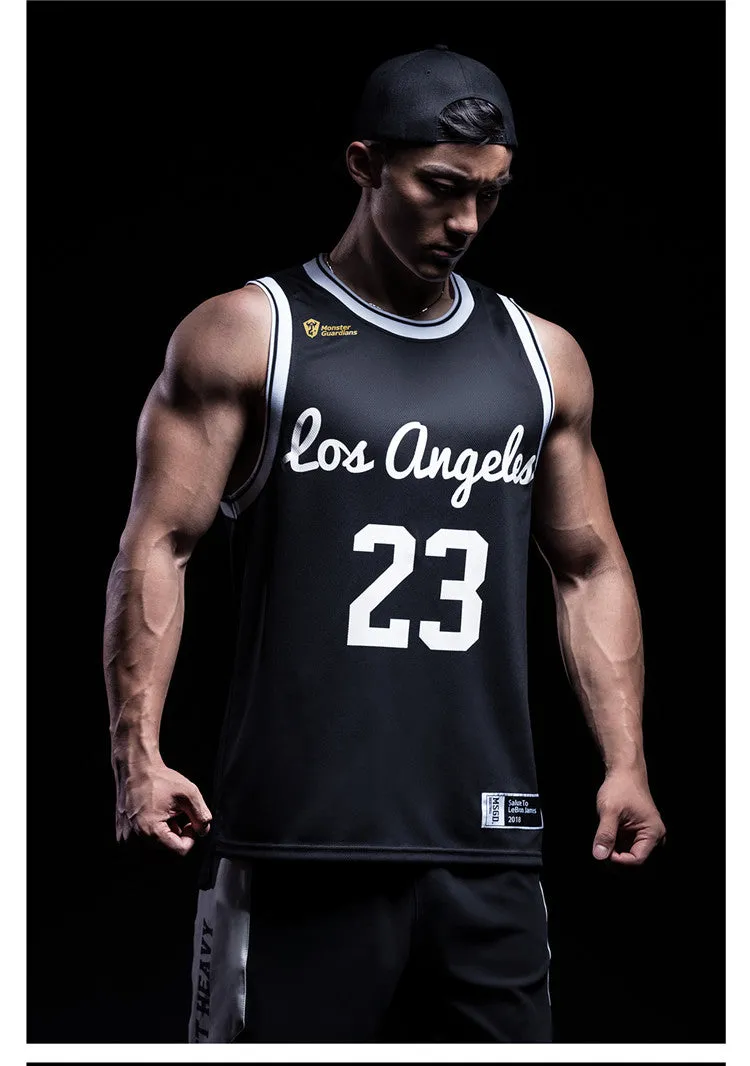 MONSTER GUARDIANS LOS ANGELES PRINT BASKETBALL VEST