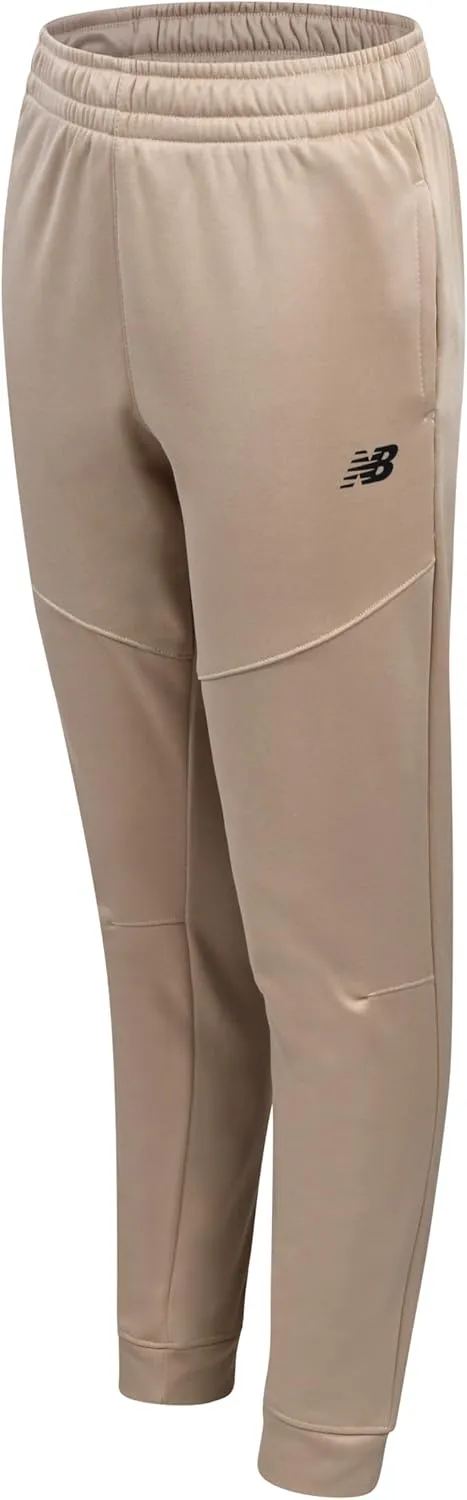 New Balance Boys Sweatsuit - 2 Piece Active Fleece Zip Sweatshirt and Sweatpants - Performance Jogger Pants Set: Boys, 8-16