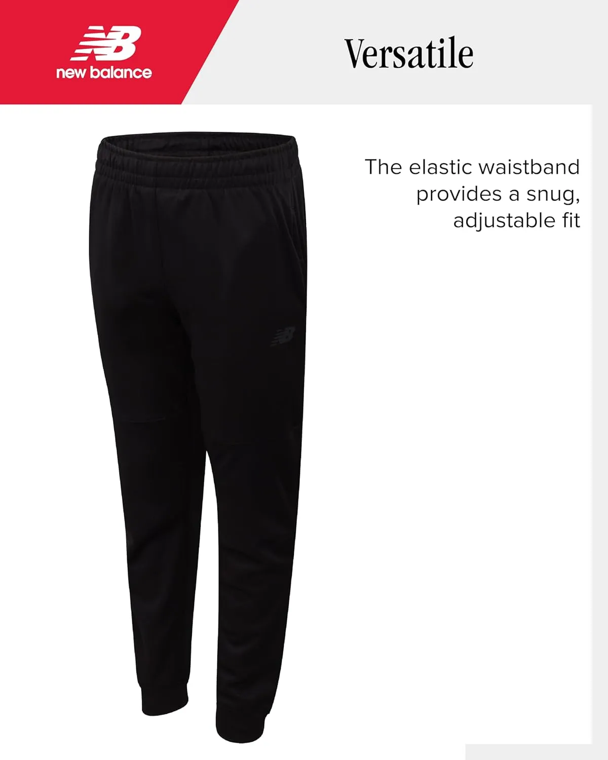 New Balance Boys' Sweatsuit - 2 Piece Performance Tech Fleece Hoodie Sweatshirt and Sweatpants - Jogger Pants Set (8-12)