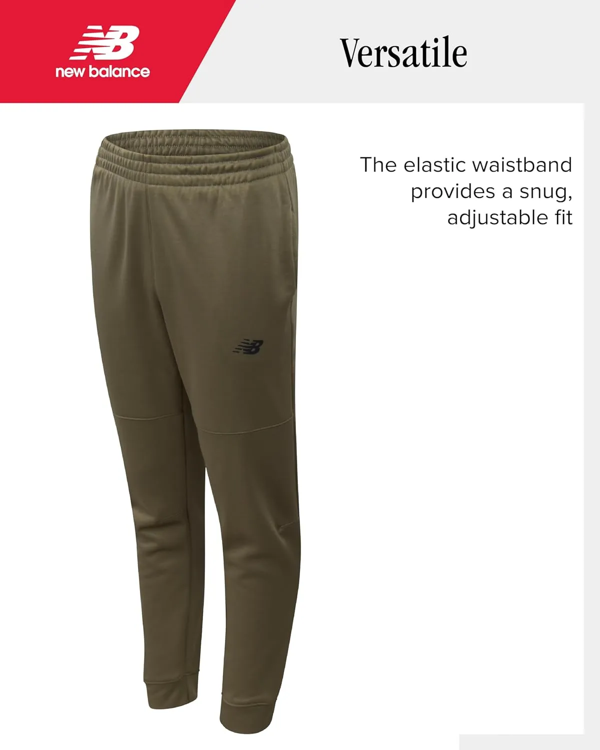 New Balance Boys' Sweatsuit - 2 Piece Performance Tech Fleece Hoodie Sweatshirt and Sweatpants - Jogger Pants Set (8-12)