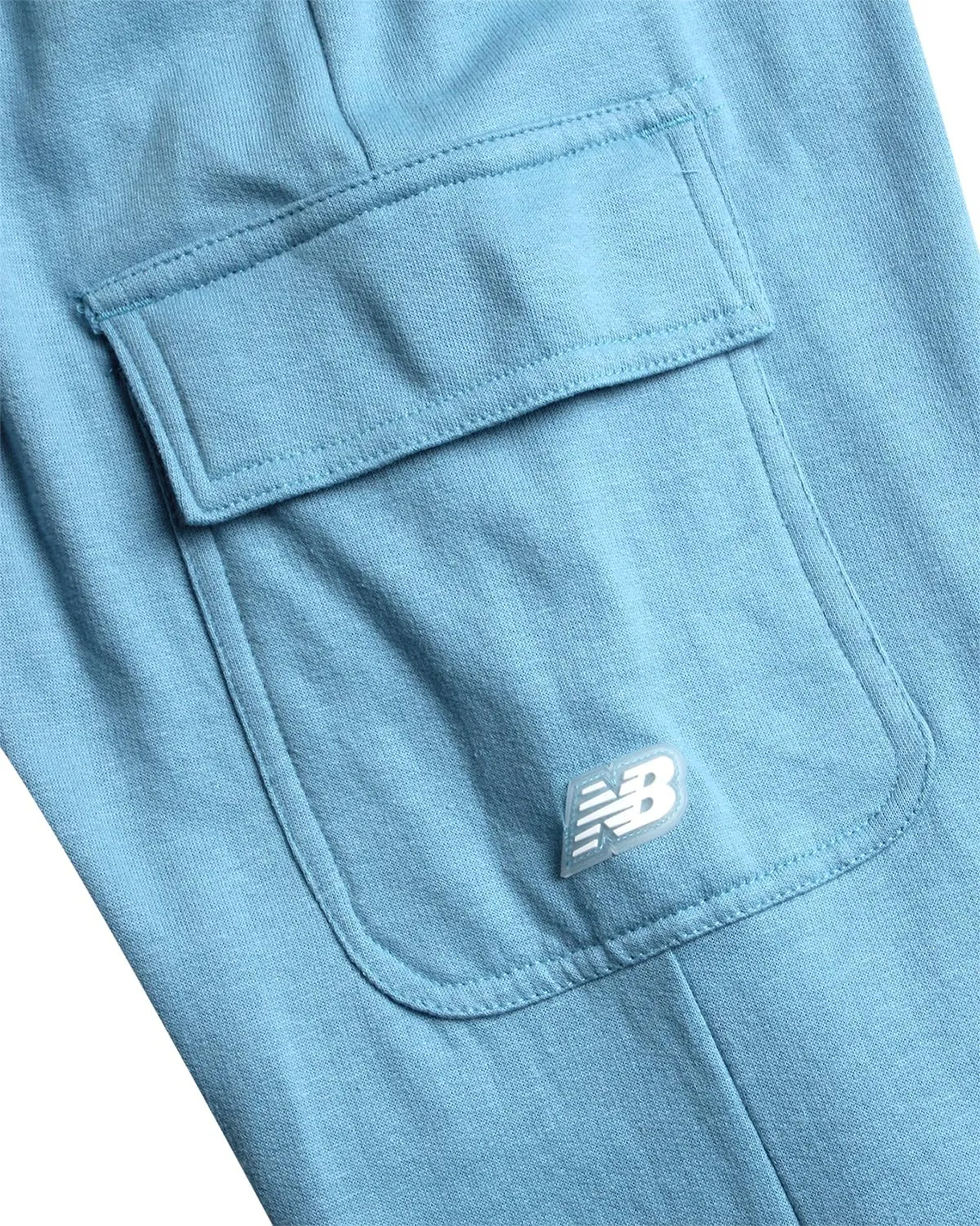 New Balance Girls' Sweatsuit - 2 Piece Active Fleece Zip Sweatshirt and Cargo Sweatpants - Jogger Pants Set for Girls (7-12)