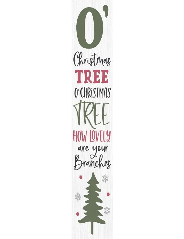 O Christmas Tree Porch Sign