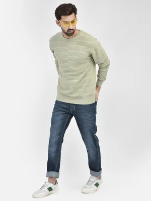 Olive Stripes Sweater